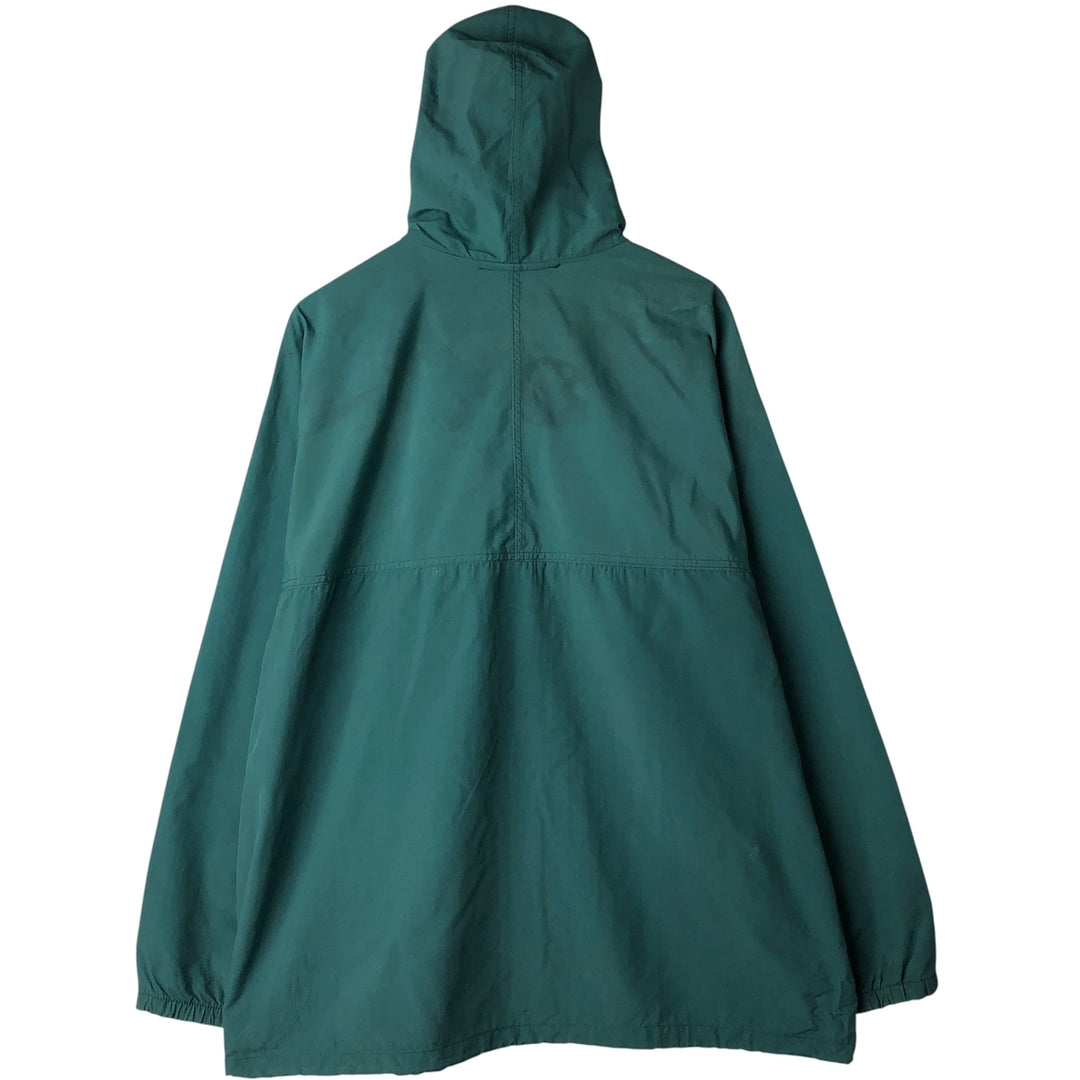 1980'S LLBean Mountain Parka Shell Jacket, Men's XL unclear green type Vintage Second Hand