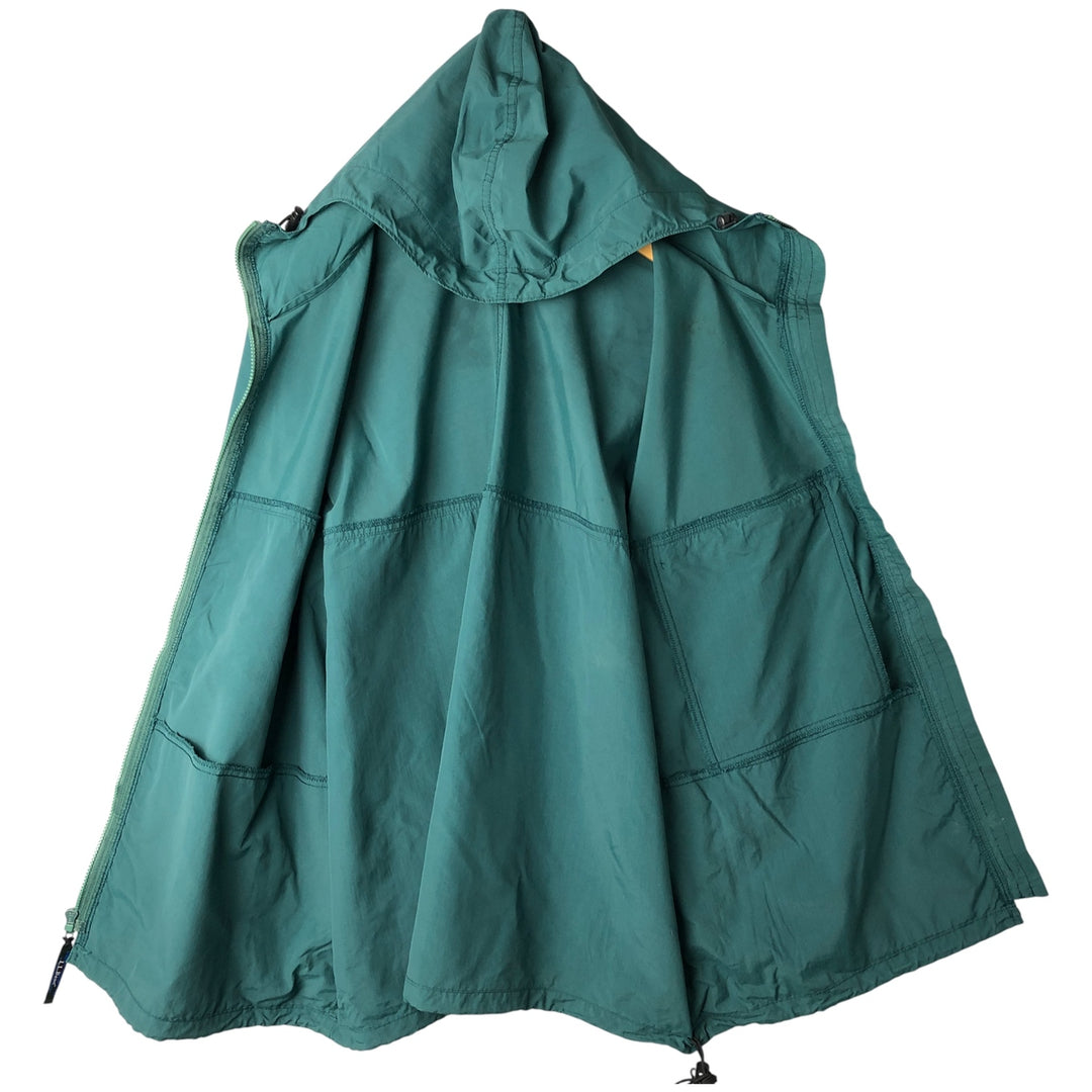 1980'S LLBean Mountain Parka Shell Jacket, Men's XL unclear green type Vintage Second Hand