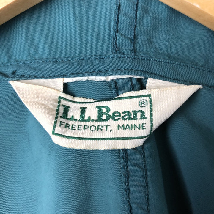 1980'S LLBean Mountain Parka Shell Jacket, Men's XL unclear green type Vintage Second Hand