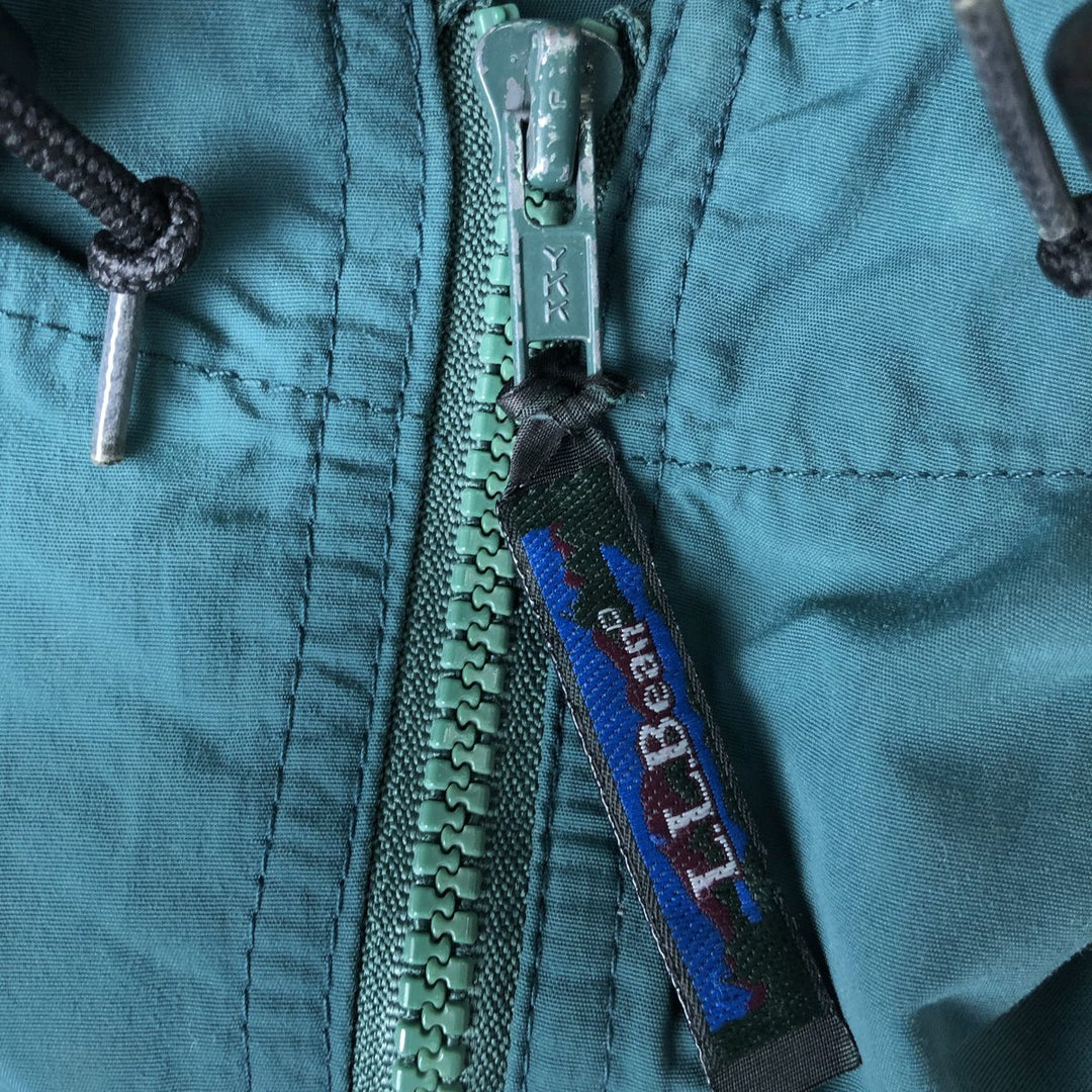 1980'S LLBean Mountain Parka Shell Jacket, Men's XL unclear green type Vintage Second Hand