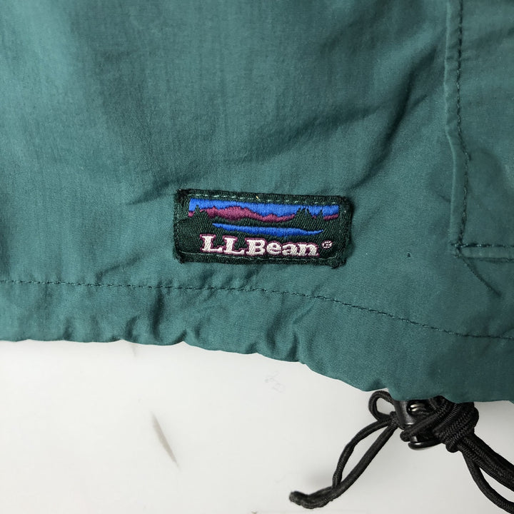 1980'S LLBean Mountain Parka Shell Jacket, Men's XL unclear green type Vintage Second Hand