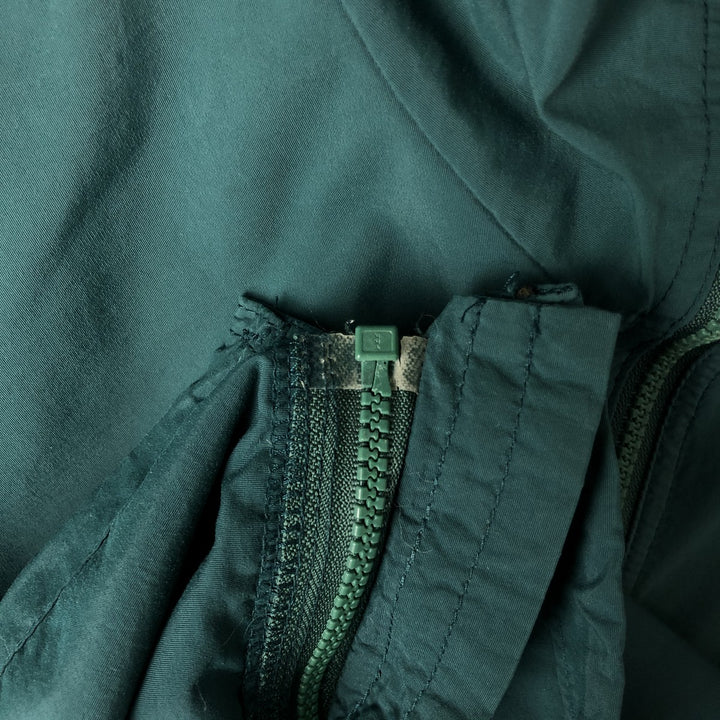 1980'S LLBean Mountain Parka Shell Jacket, Men's XL unclear green type Vintage Second Hand