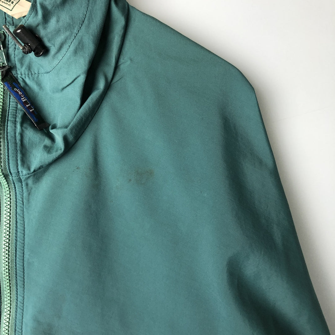 1980'S LLBean Mountain Parka Shell Jacket, Men's XL unclear green type Vintage Second Hand