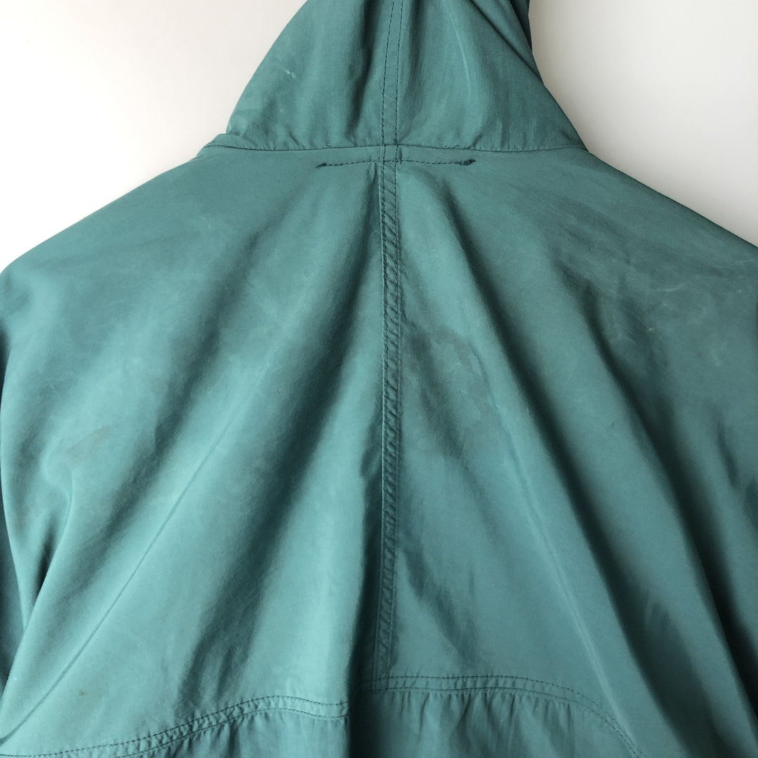 1980'S LLBean Mountain Parka Shell Jacket, Men's XL unclear green type Vintage Second Hand