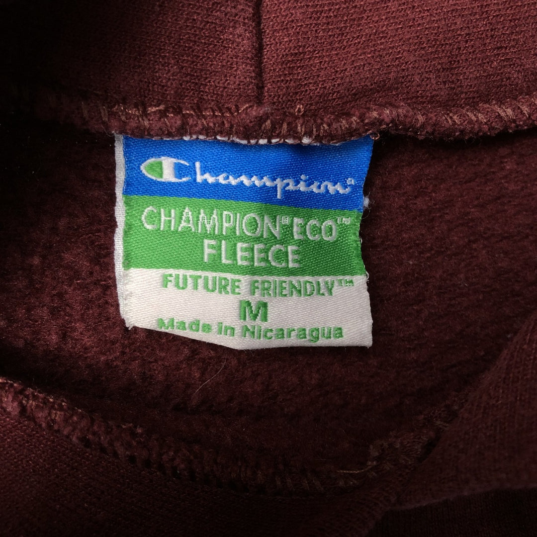 Champion ECO FLEECE HARVARD Harvard University College Sweatshirt Pullover Hoodie, Men's Size M (2000s) cotton wine-red Vintage Second Hand
