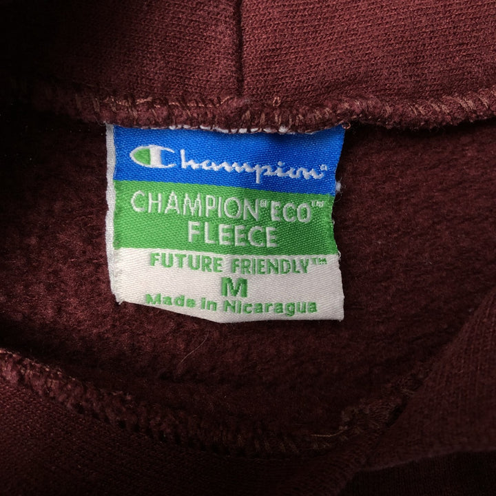 Champion ECO FLEECE HARVARD Harvard University College Sweatshirt Pullover Hoodie, Men's Size M (2000s) cotton wine-red Vintage Second Hand