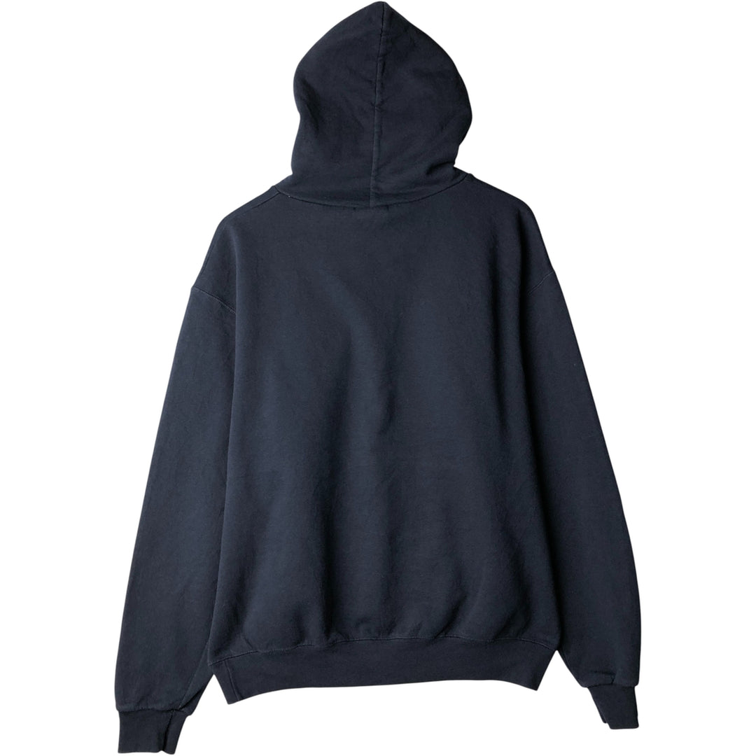 2000'S Champion Authentic Athletic Apparel University of Michigan College Pullover Hoodie, Men's Size L cotton navy blue type Vintage Second Hand