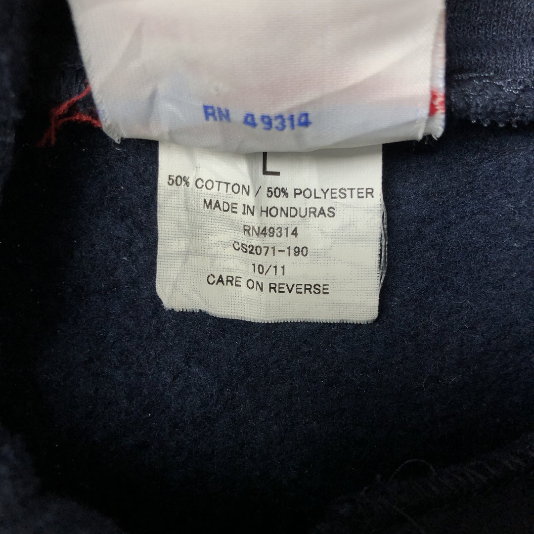 2000'S Champion Authentic Athletic Apparel University of Michigan College Pullover Hoodie, Men's Size L cotton navy blue type Vintage Second Hand