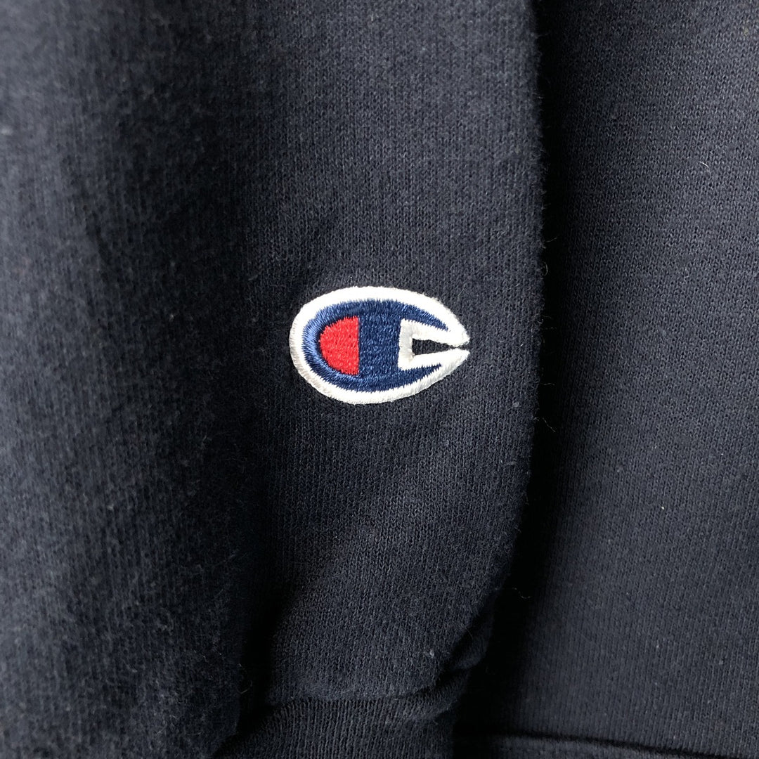 2000'S Champion Authentic Athletic Apparel University of Michigan College Pullover Hoodie, Men's Size L cotton navy blue type Vintage Second Hand