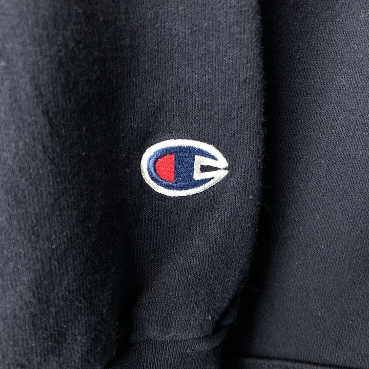 2000'S Champion Authentic Athletic Apparel University of Michigan College Pullover Hoodie, Men's Size L cotton navy blue type Vintage Second Hand