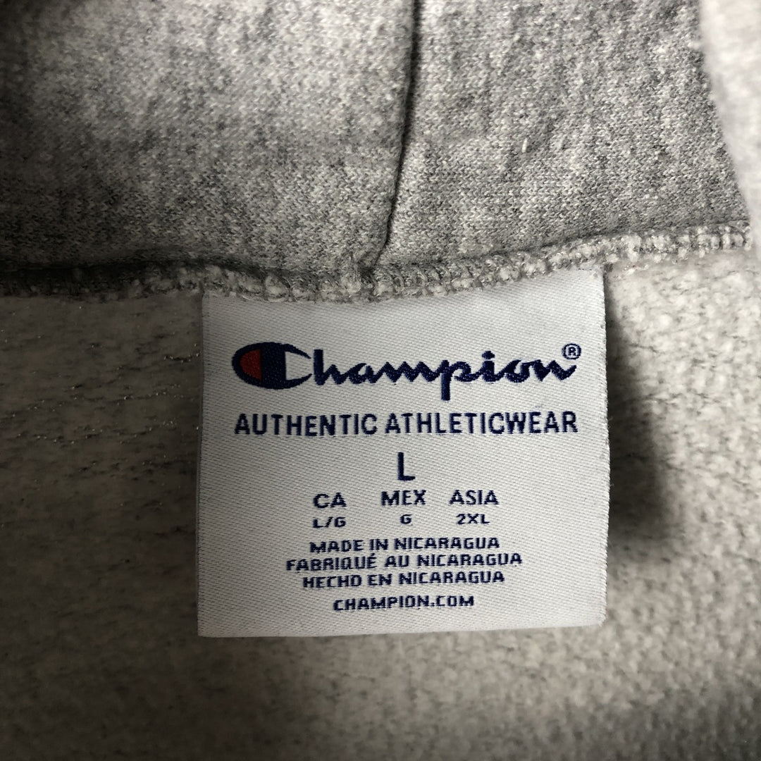 Champion Authentic Athletics Wear Harvard University College Pullover Hoodie, Men's Size L unclear gray type Vintage Second Hand