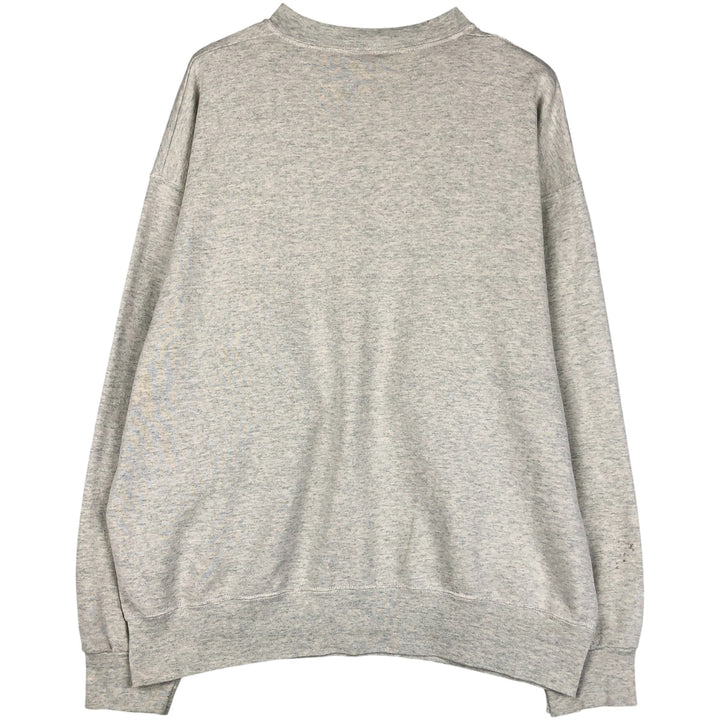 Vintage 1990'S Fruit of the Loom Iowa State University college sweatshirt, made in the USA, size XXL, men's unclear gray type Vintage Second Hand