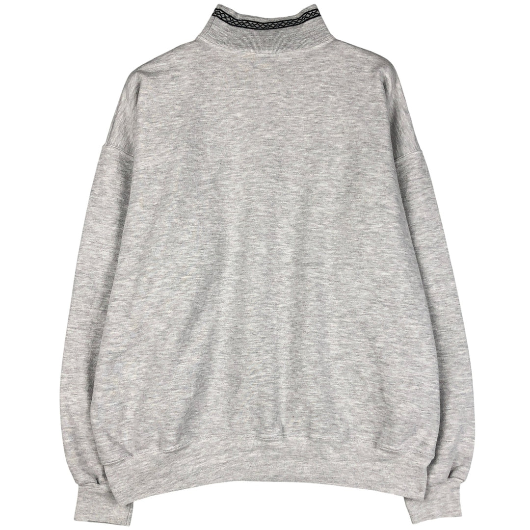 Vintage 90'S DODGER triple print high-neck college sweatshirt, made in the USA, men's size XL polyester gray type Vintage Second Hand