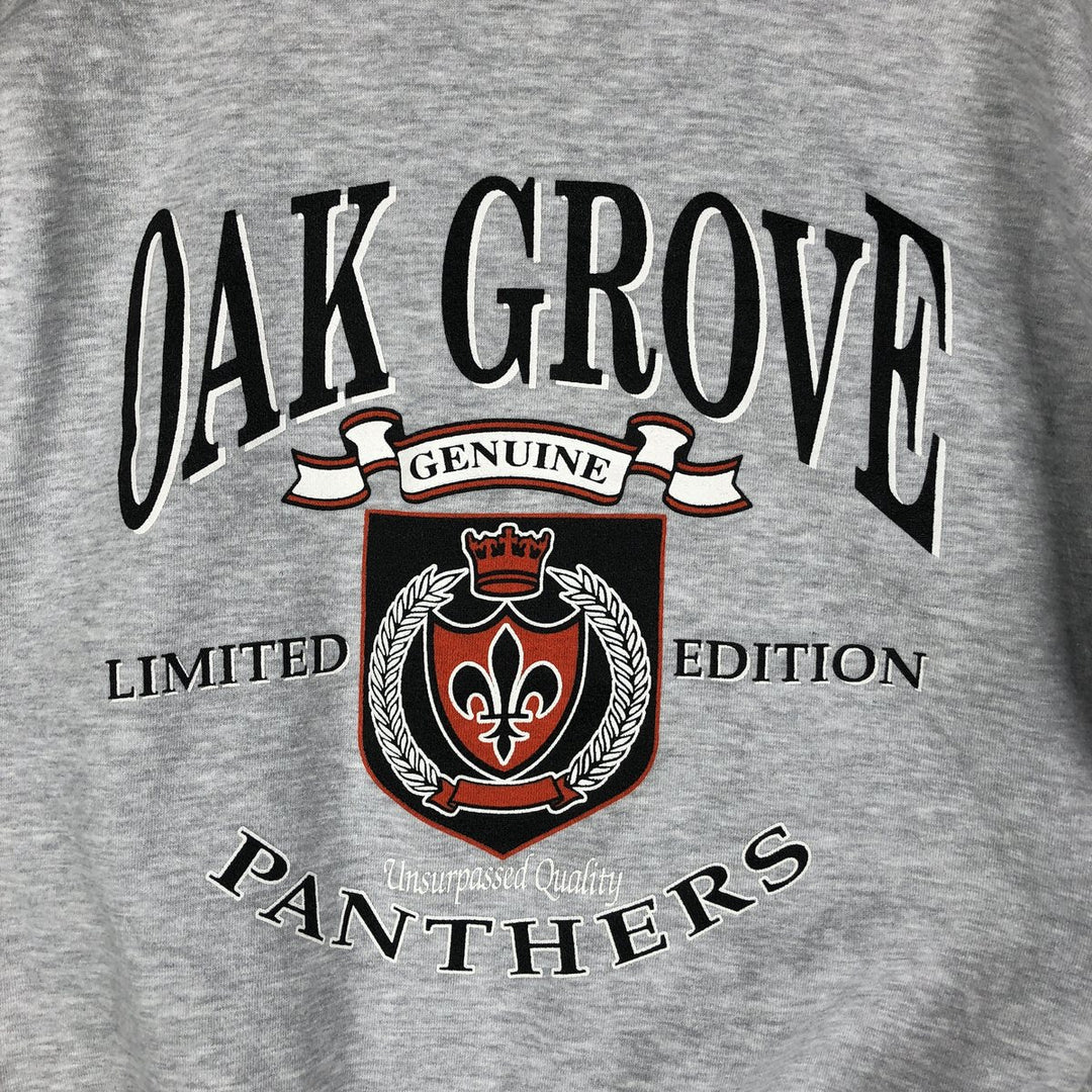 Vintage 90'S DODGER triple print high-neck college sweatshirt, made in the USA, men's size XL polyester gray type Vintage Second Hand