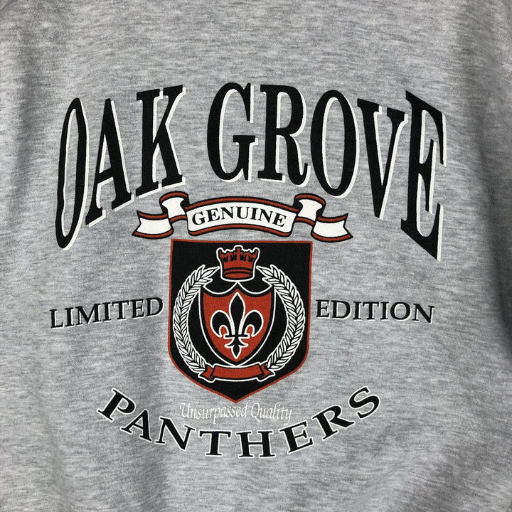 Vintage 90'S DODGER triple print high-neck college sweatshirt, made in the USA, men's size XL polyester gray type Vintage Second Hand