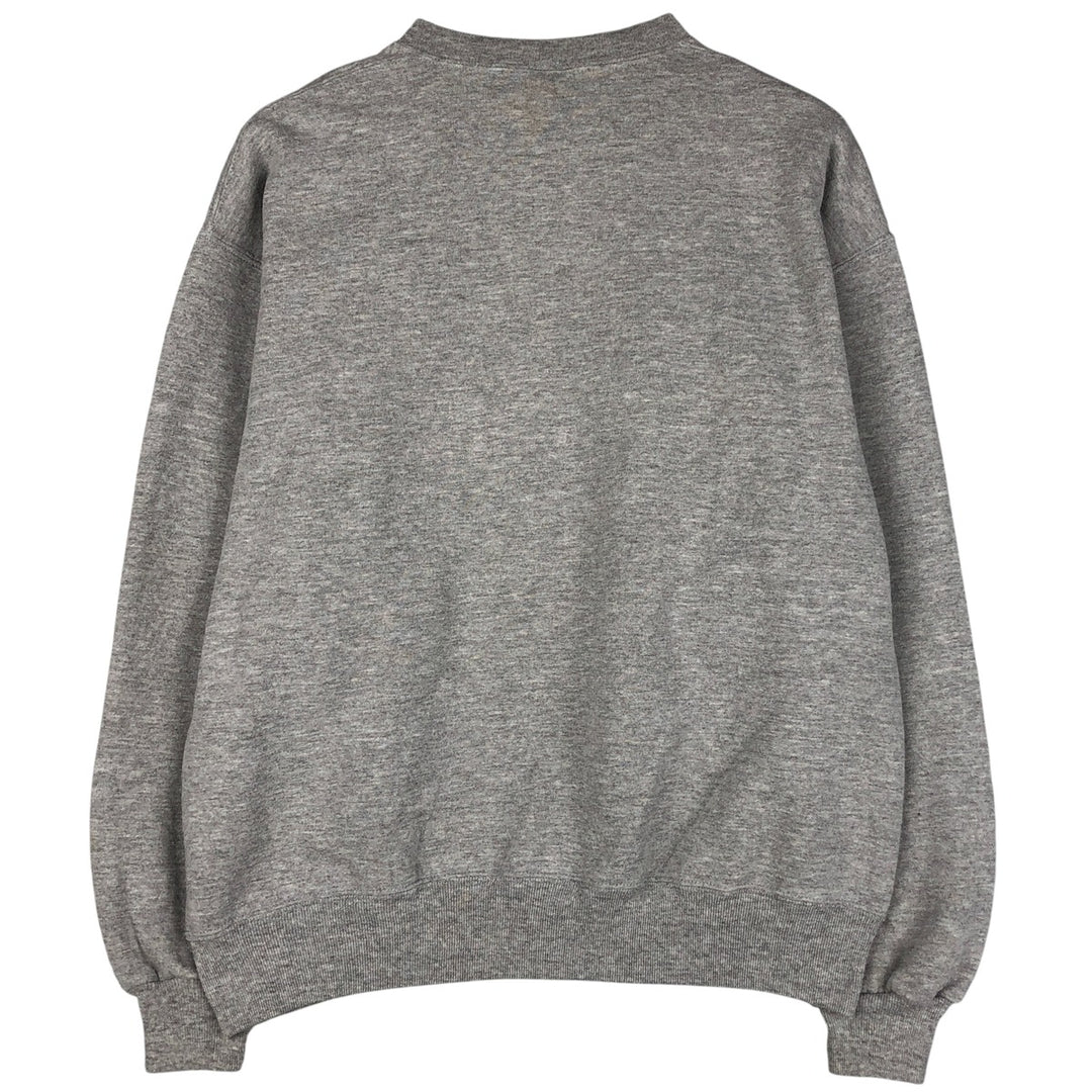 Vintage 90'S Russell ATHLETIC college sweatshirt, made in the USA, size L, men's polyester gray type Vintage Second Hand