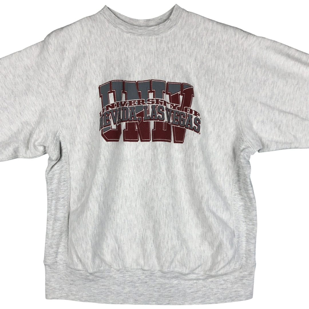 Vintage 90'S MV SPORT PRO WEAVE college sweatshirt, made in the USA, men's size XL cotton gray type Vintage Second Hand