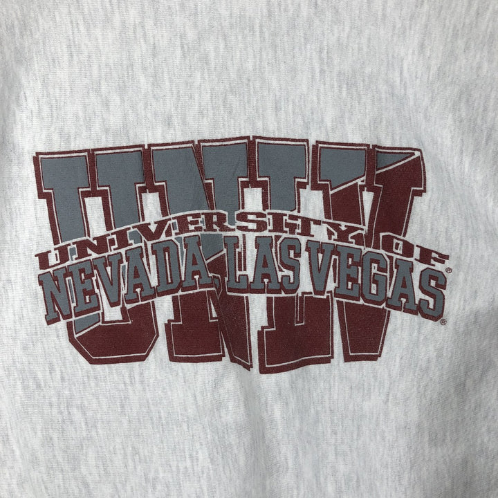 Vintage 90'S MV SPORT PRO WEAVE college sweatshirt, made in the USA, men's size XL cotton gray type Vintage Second Hand