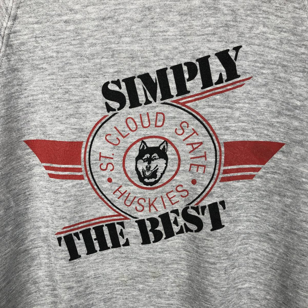 Vintage GEAR FOR SPORTS 3-Print College Sweatshirt, Made in USA, Men's Size Medium unclear gray type Vintage Second Hand