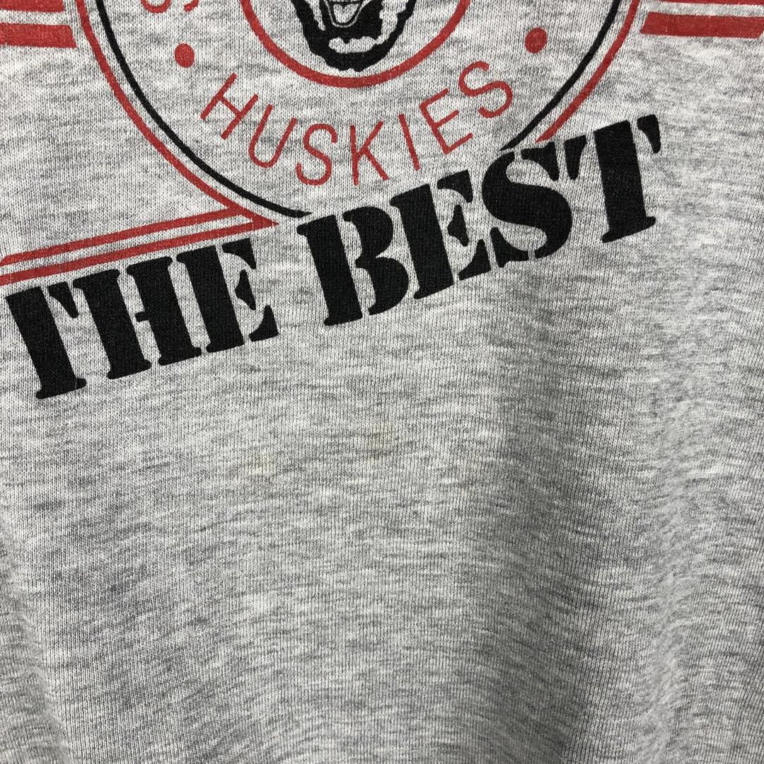 Vintage GEAR FOR SPORTS 3-Print College Sweatshirt, Made in USA, Men's Size Medium unclear gray type Vintage Second Hand