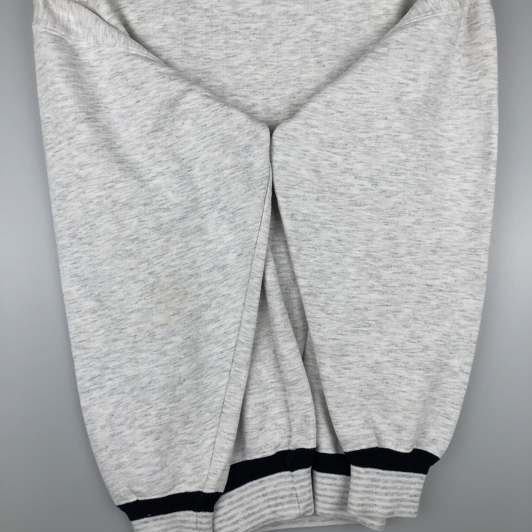 Vintage 90'S BAC PREMIER University of Notre Dame 3-Panel Print College Sweatshirt, Made in USA, Men's Size L polyester gray type Vintage Second Hand