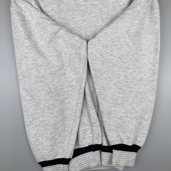 Vintage 90'S BAC PREMIER University of Notre Dame 3-Panel Print College Sweatshirt, Made in USA, Men's Size L polyester gray type Vintage Second Hand