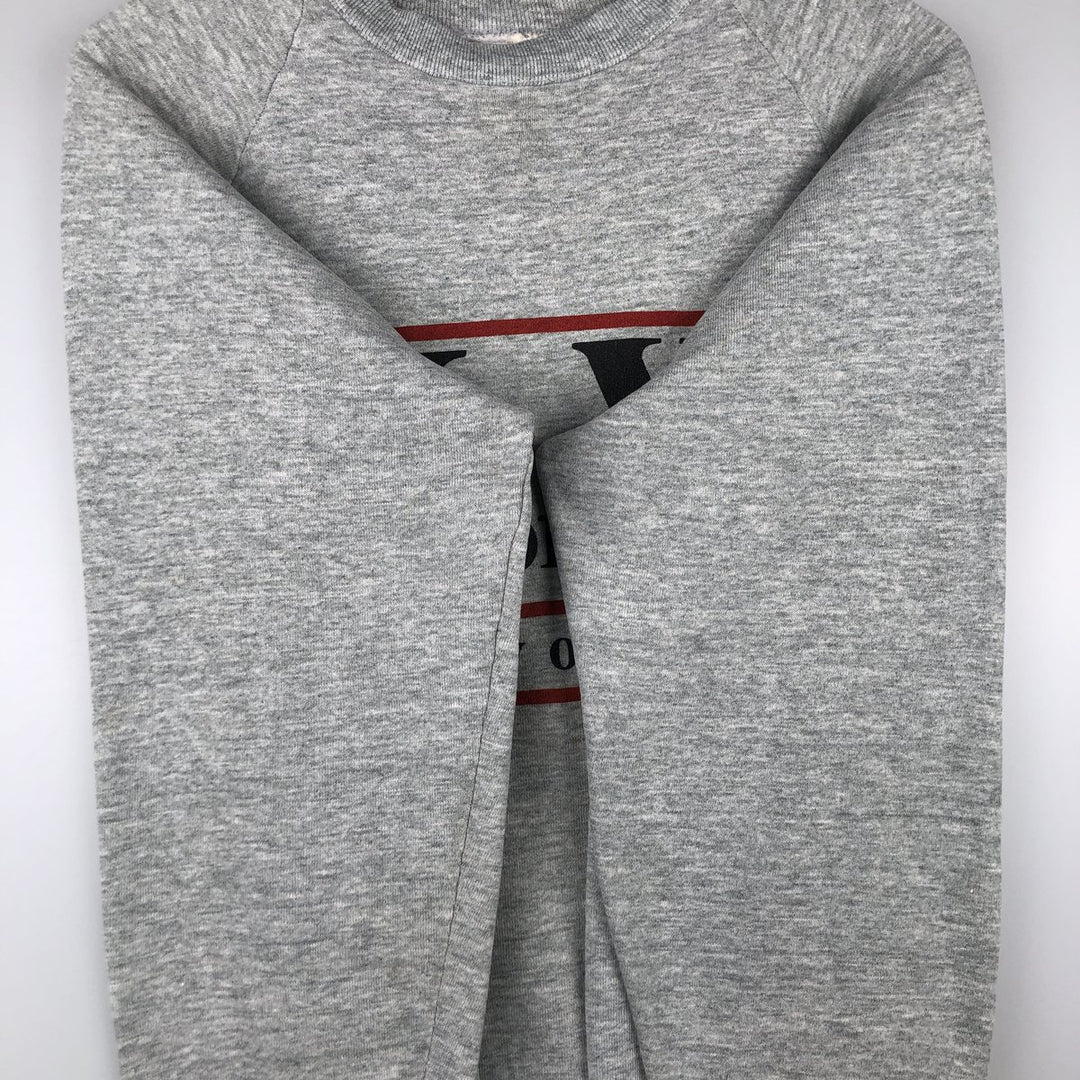 Vintage 90'S Fruit of the Loom college sweatshirt, made in the USA, size M, men's unclear gray type Vintage Second Hand