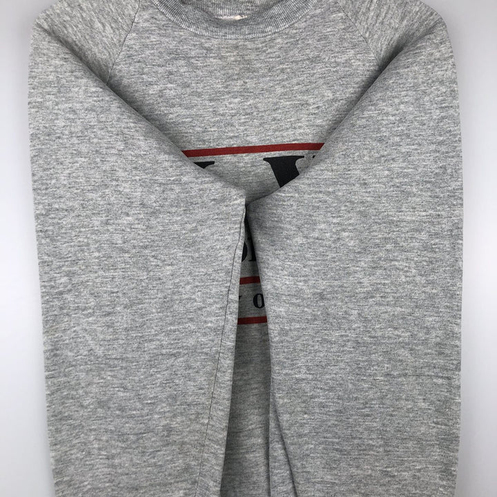 Vintage 90'S Fruit of the Loom college sweatshirt, made in the USA, size M, men's unclear gray type Vintage Second Hand