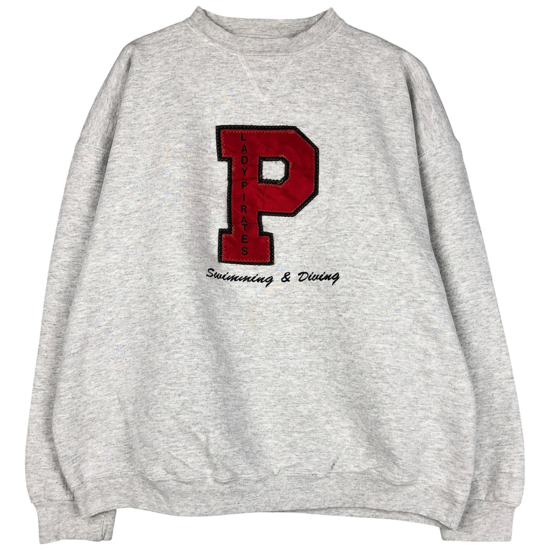 Vintage 90'S SOFFE college sweatshirt, made in the USA, men's size XL cotton gray type Vintage Second Hand