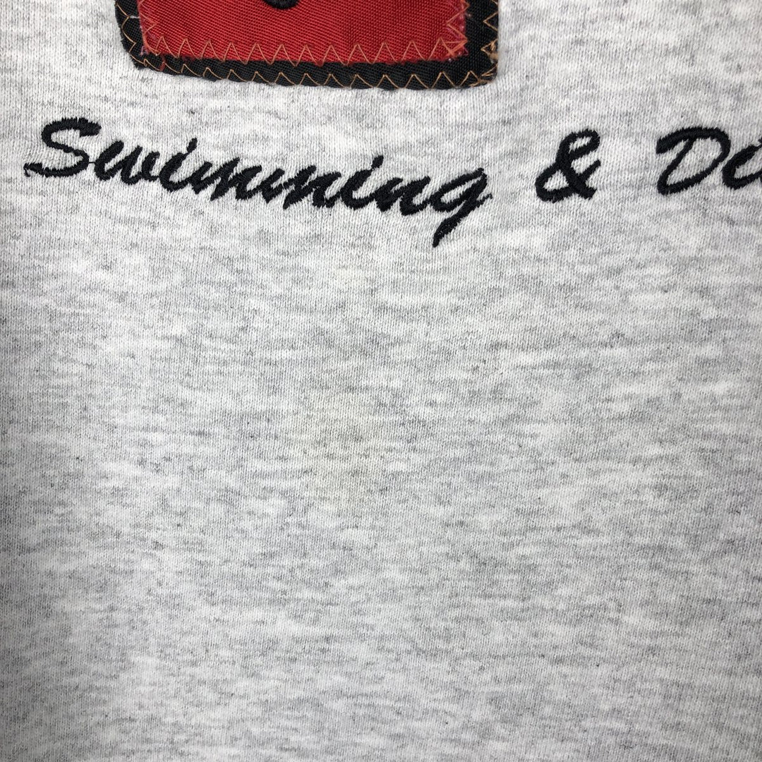 Vintage 90'S SOFFE college sweatshirt, made in the USA, men's size XL cotton gray type Vintage Second Hand