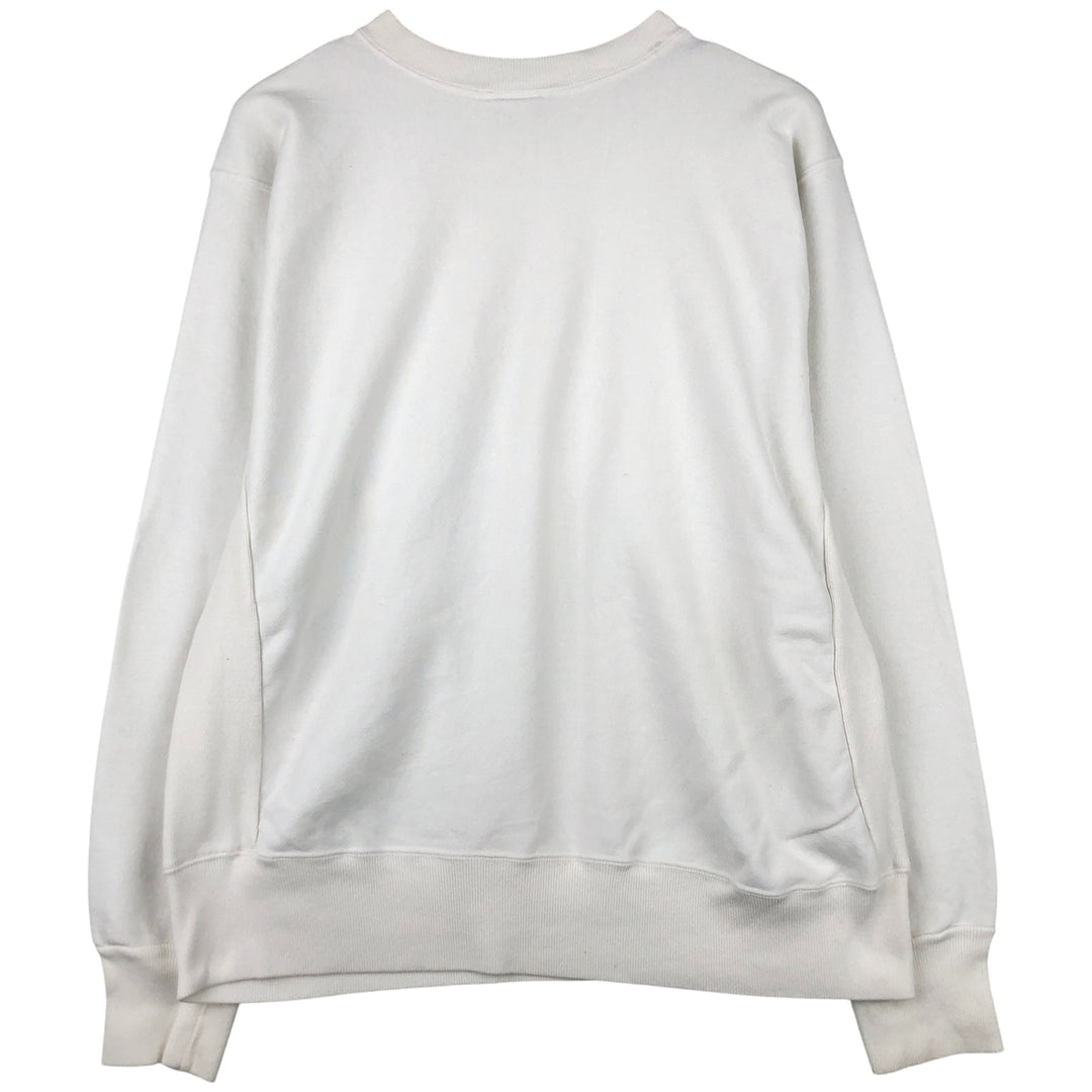 Vintage Majestic Cross Cut College Character Sweatshirt, Made in USA, Men's XL unclear white type Vintage Second Hand