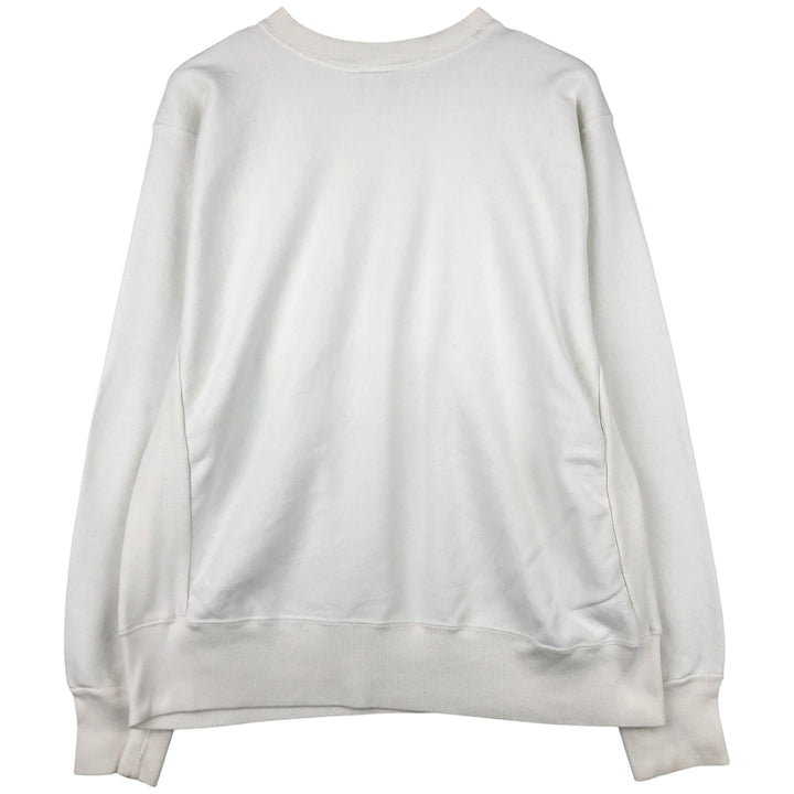 Vintage Majestic Cross Cut College Character Sweatshirt, Made in USA, Men's XL unclear white type Vintage Second Hand