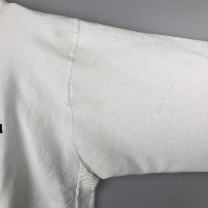 Vintage Majestic Cross Cut College Character Sweatshirt, Made in USA, Men's XL unclear white type Vintage Second Hand