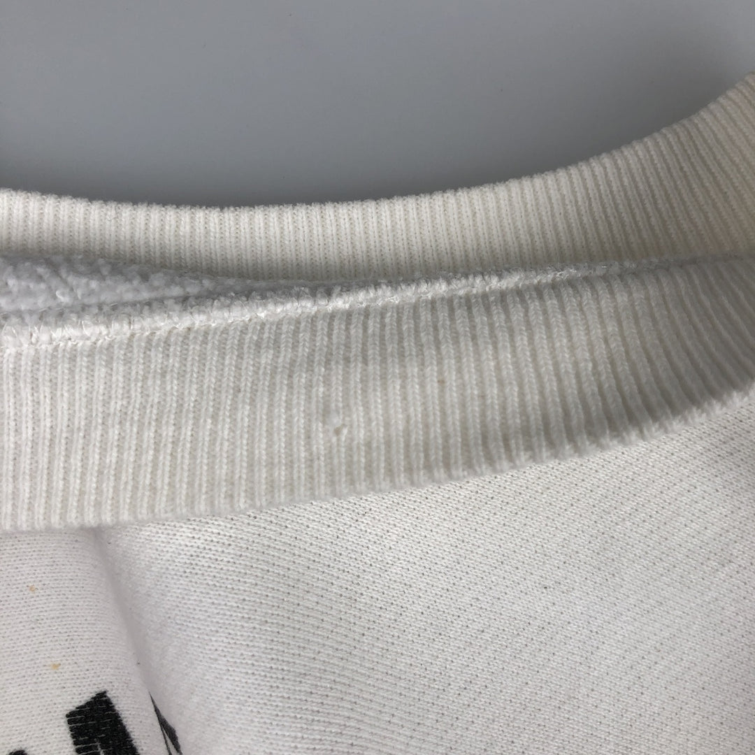 Vintage Majestic Cross Cut College Character Sweatshirt, Made in USA, Men's XL unclear white type Vintage Second Hand