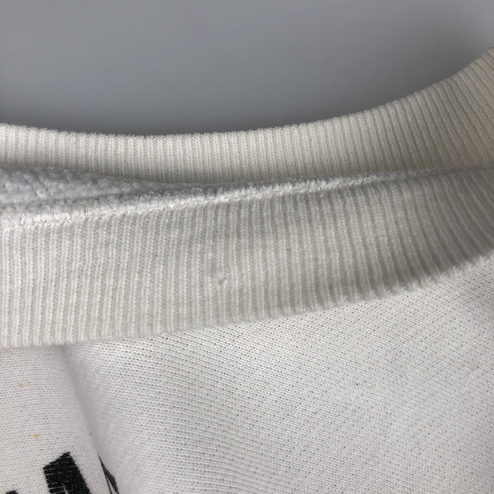 Vintage Majestic Cross Cut College Character Sweatshirt, Made in USA, Men's XL unclear white type Vintage Second Hand