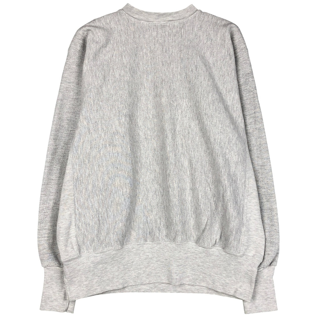 90'S GENUS College Sweatshirt, Made in USA, Men's Size XL, Vintage cotton gray type Vintage Second Hand