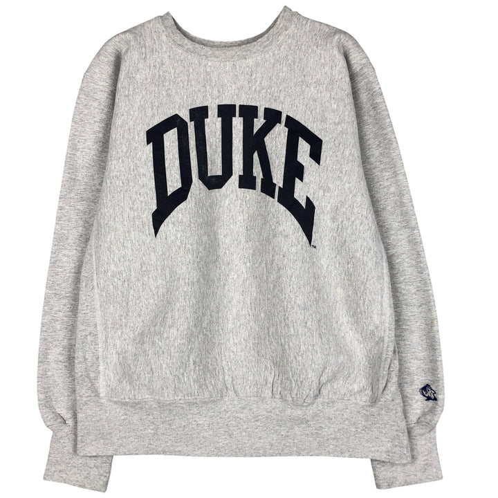 90'S The Cotton Exchange College Sweatshirt, Made in USA, Men's Size L, Vintage cotton gray type Vintage Second Hand