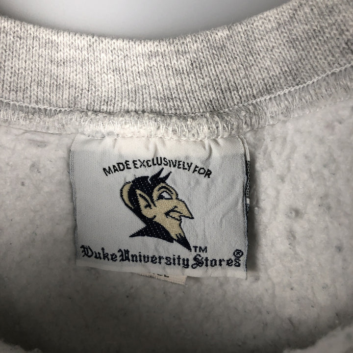 90'S The Cotton Exchange College Sweatshirt, Made in USA, Men's Size L, Vintage cotton gray type Vintage Second Hand