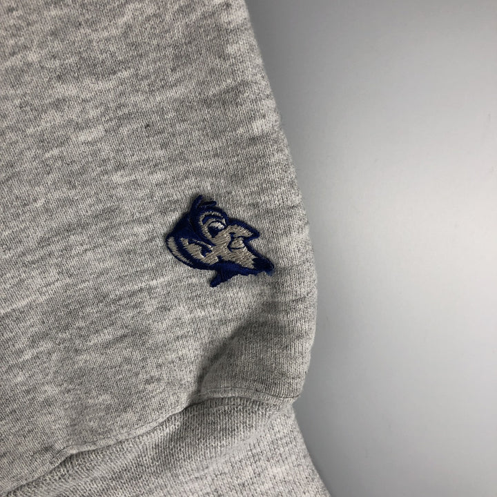 90'S The Cotton Exchange College Sweatshirt, Made in USA, Men's Size L, Vintage cotton gray type Vintage Second Hand