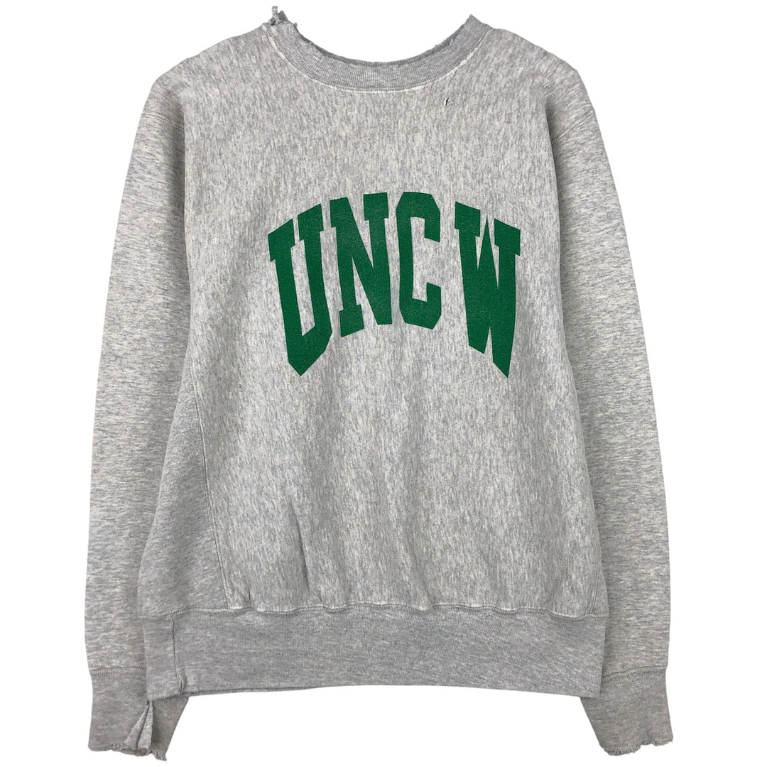 Vintage 90'S SOFFE SUPER SWEATS college sweatshirt. cotton gray type Vintage Second Hand