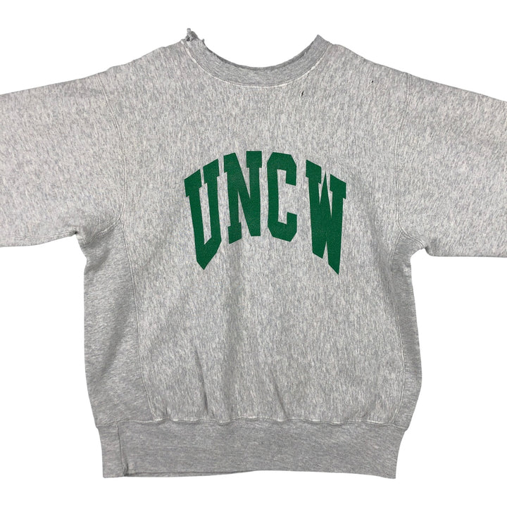 Vintage 90'S SOFFE SUPER SWEATS college sweatshirt. cotton gray type Vintage Second Hand