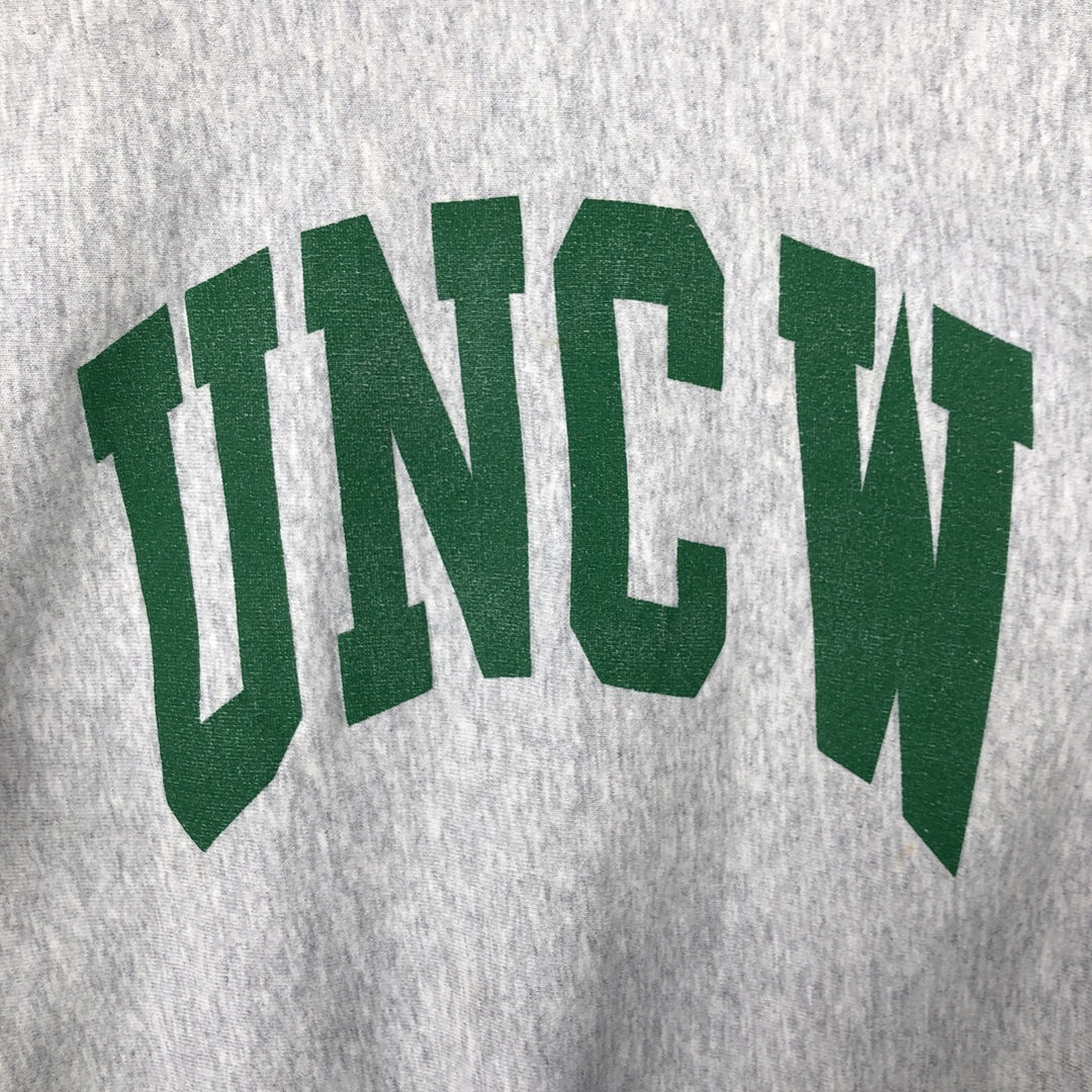 Vintage 90'S SOFFE SUPER SWEATS college sweatshirt. cotton gray type Vintage Second Hand