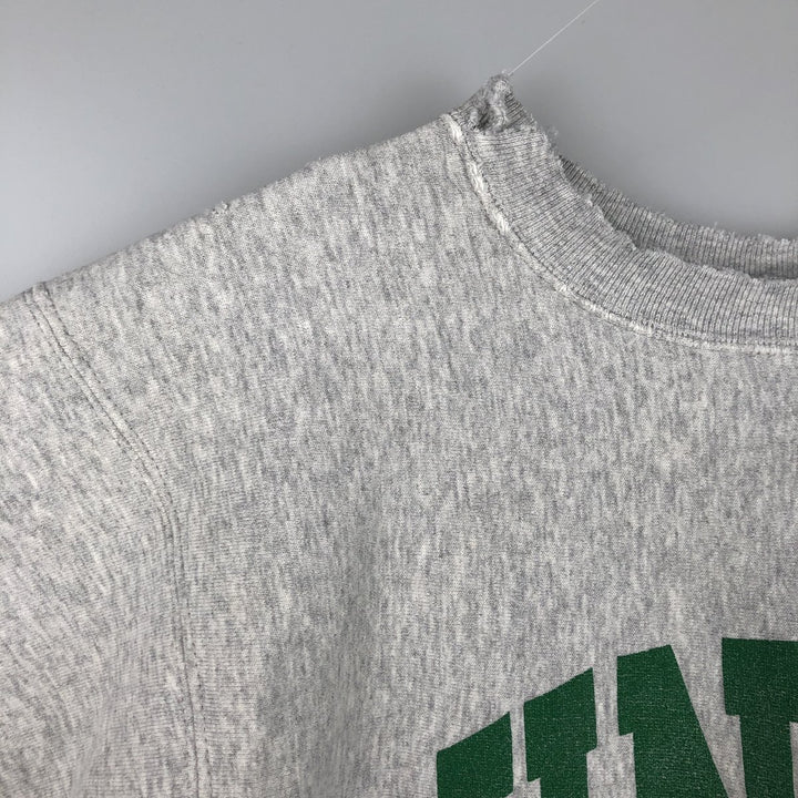 Vintage 90'S SOFFE SUPER SWEATS college sweatshirt. cotton gray type Vintage Second Hand