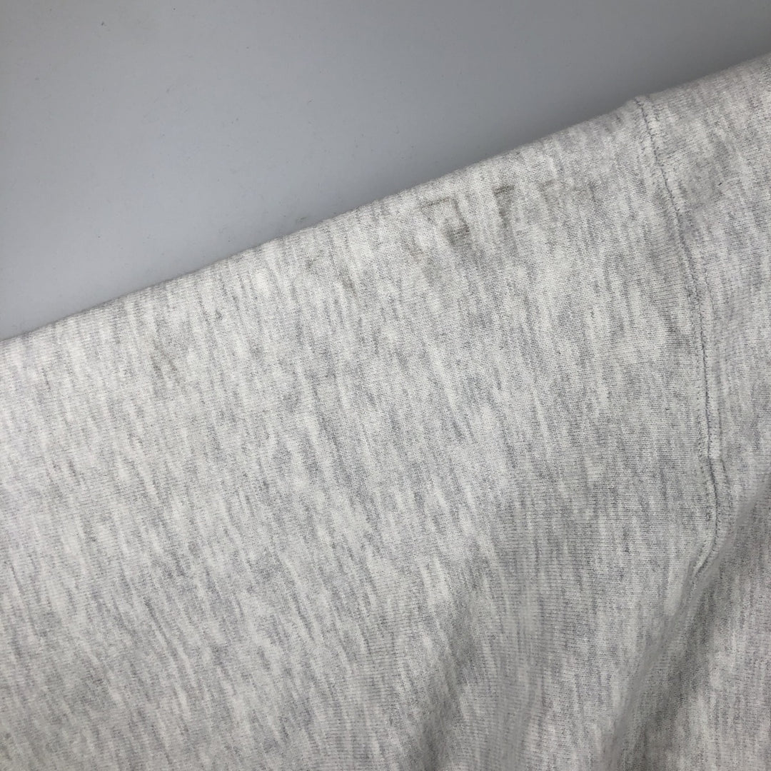 Vintage 90'S MV SPORT PRO WEAVE striped college sweatshirt, made in the USA, men's size XL cotton gray type Vintage Second Hand
