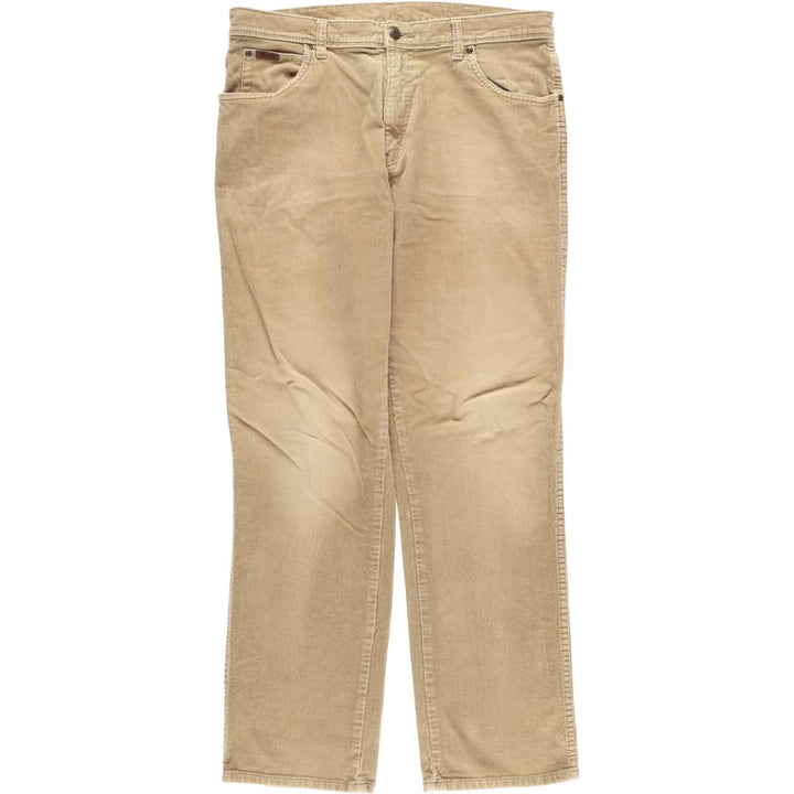 Wrangler Texas Stretch Corduroy Pants, Men's, Size 34 cotton Khaki type Vintage Second Hand