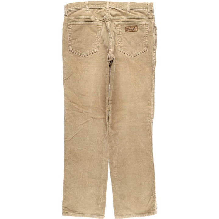 Wrangler Texas Stretch Corduroy Pants, Men's, Size 34 cotton Khaki type Vintage Second Hand
