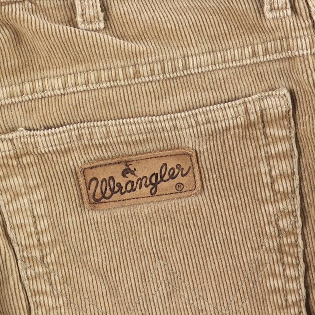 Wrangler Texas Stretch Corduroy Pants, Men's, Size 34 cotton Khaki type Vintage Second Hand