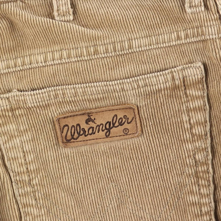 Wrangler Texas Stretch Corduroy Pants, Men's, Size 34 cotton Khaki type Vintage Second Hand