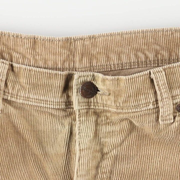 Wrangler Texas Stretch Corduroy Pants, Men's, Size 34 cotton Khaki type Vintage Second Hand