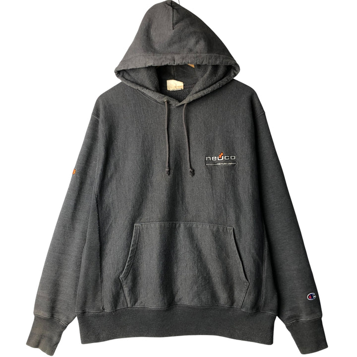 Champion Reverse Weave NEUCO Advertising Sweatshirt Pullover Hoodie, Men's Size L cotton gray type Vintage Second Hand
